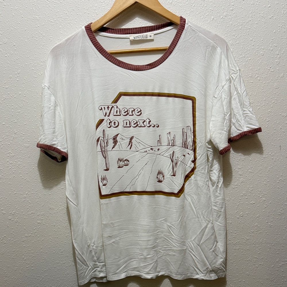 Wanderlux Graphic Tee, Size XL